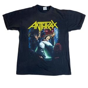 Anthrax 80s Spreading the Disease Tour USA memorabelia VTG single stitch